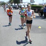 Fabiana Bucci, guida la gara cadette davanti a Lucrezia Di Carlo (Photo by Rosario Petrungaro)