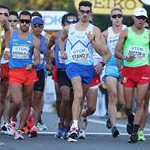 35km men - the pack at 5km