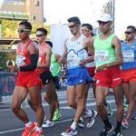 35km men - the pack at 5km