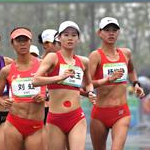 China games 2021 - Leading pack in women event