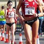 Women - Ainhoa Pinedo Gonzales (84) seguita da Viktoria Madarasz (86) durante la gara 