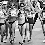 Women - 20 km - Second group (b/w - by Juan Ramilo POR)