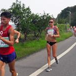 4th Station: Ainhoa Pinedo during the race (photo by Jean Piere Dahm - FRA)