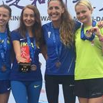 4th Station: INTER F3 (Nadia Borovska, Inna Kashyna, Ainhoa Pinedo, Julia Takacs) third team in 11:32:23