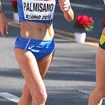 20 km Women - Antonella Palmisano e Brigita Virbalyte durante la gara
