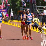 Women 20km - Italy's Eleonora Giorgi and Valentina Trapletti during the race 