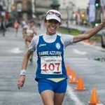 20 km women - L'arrivo di Eleonora Giorgi