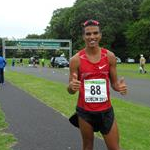 Il brasiliano Tiago Fonseca prima della gara conclusa al 10° posto in 1:37:02 (Photo by Facebook)