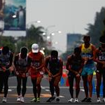 20km men: the start (Prokerala - Xinhua/Ding Ting/IANS)