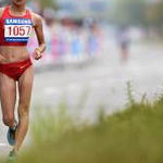 Women - 20 km - Ancora Lu Xiuzhi in azione durante la gara