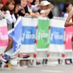 Women - 20 km - Lu Xiuzhi in azione durante la gara