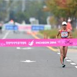 Women - 20 km - Lu Xiuzhi verso l'arrivo