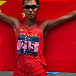 50km men: Wang Qin celebrates silver
