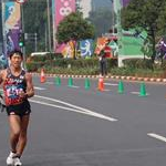 50km men: Hayato Katsuki in the final of the race