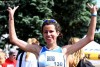20 km. Women - Eleonora Anna Giorgi festeggia il 6° posto (by Giancarlo Colombo)