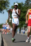 50 Km. - Jean Jacques Nkouloukidi in gara (by Giancarlo Colombo)